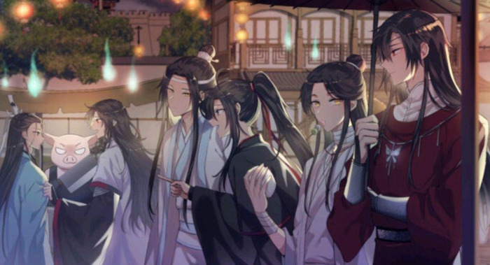 卡通男生q版古风【魔道祖师q版】