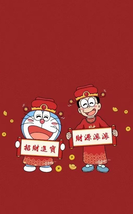 哆啦A梦新春头像【哆啦A梦新年头像壁纸】