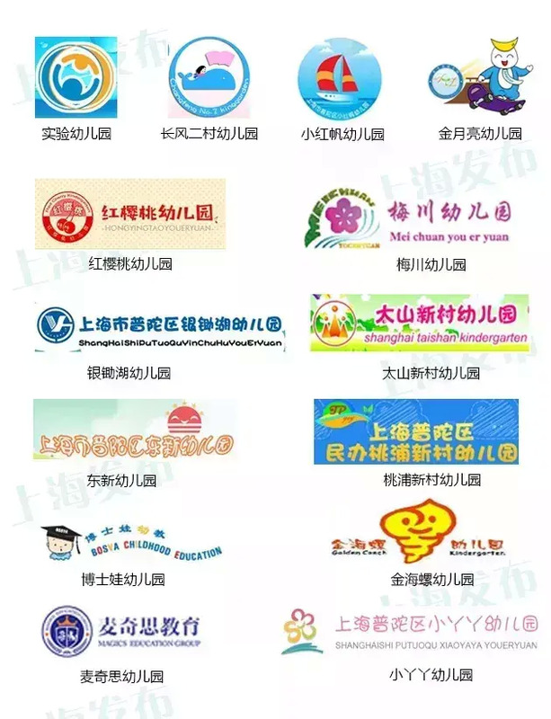 幼儿园园徽设计图片【上海16个区166所幼儿园的园徽】