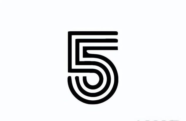 国内外以数字5为主体的logo设计【数字5主题logo设计】