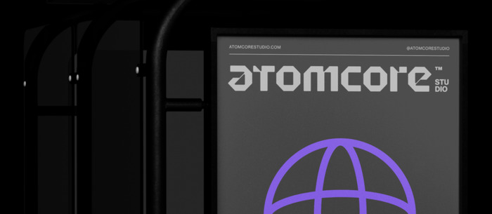 atomccre-studio元宇宙工作室logo设计