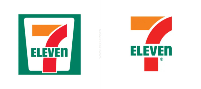  7-Eleven 商店品牌形象重塑【711便利店logo】