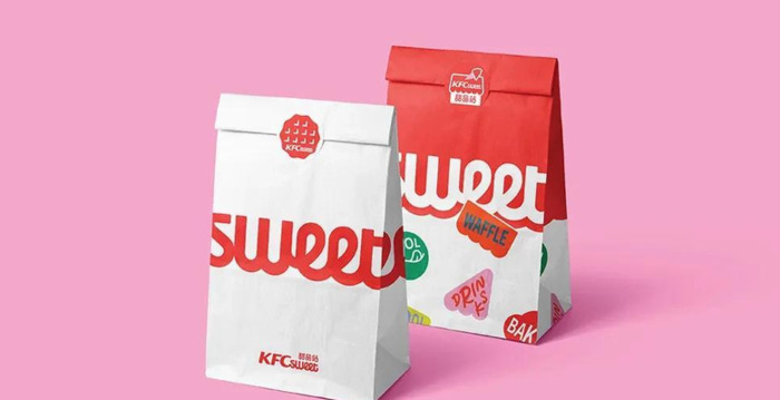 肯德基甜品站 KFC sweet 全新品牌形象【肯德基甜品站启用新LOGO】