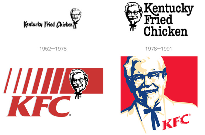 肯德基（KFC）推出第七代新LOGO【肯德基新旧LOGO对比】