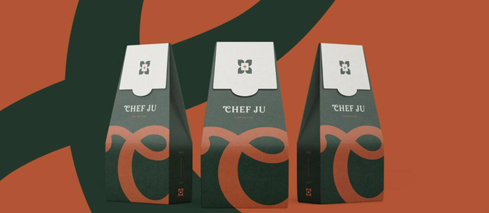 chef hu——美食品牌视觉形象设计【美食logo超级设计】