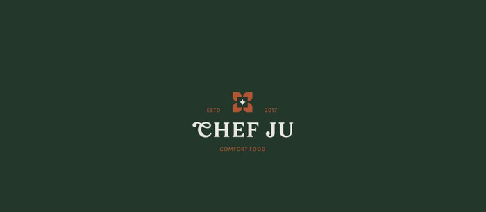 chef hu——美食品牌视觉形象设计【美食logo超级设计】