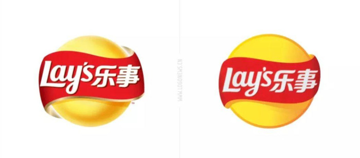 乐事薯片品牌LOGO进行升级改造【乐事薯片品牌已发布全新的品牌LOGO】