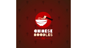 中式面馆LOGO&mdash;&mdash;Chinese Noodles案例【面馆logo设计】