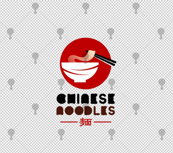 中式面馆LOGO——Chinese Noodles案例【面馆logo设计】