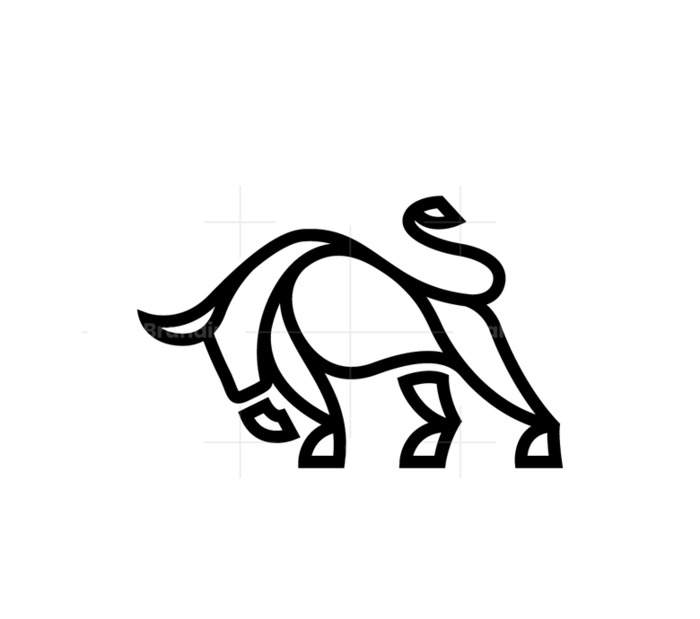 奔跑的牛图片logo图片