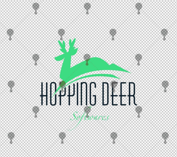 Hopping deer——鹿logo设计【软件开发企业LOGO】