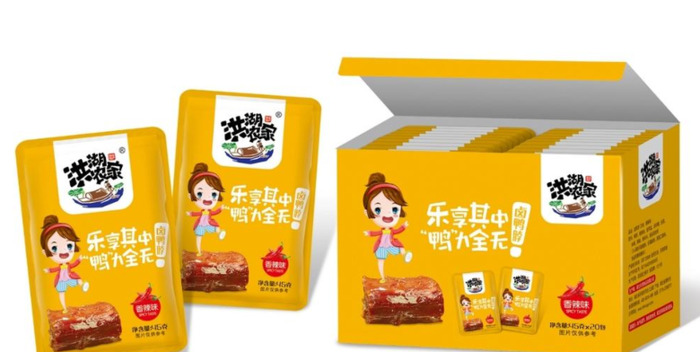 高端鸭类食品包装以及食品logo设计的形象IP的延伸设计【与鸭子设计有关】