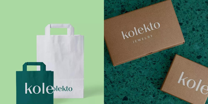 Kolekto珠宝品牌logo视觉设计【珠宝logo设计】