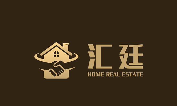 简洁文艺的地产家居Logo设计【房地产logo设计】