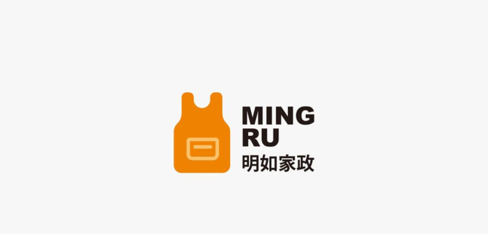 明如家政——家政品牌logo设计案例【家政公司logo设计】