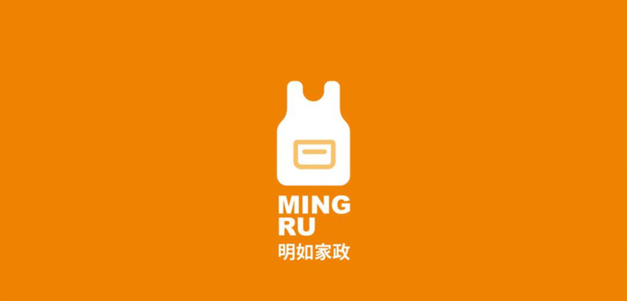 明如家政——家政品牌logo设计案例【家政公司logo设计】