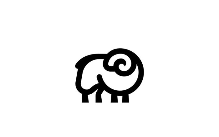 多款生动的黑白动物logo设计【动物剪影logo设计】