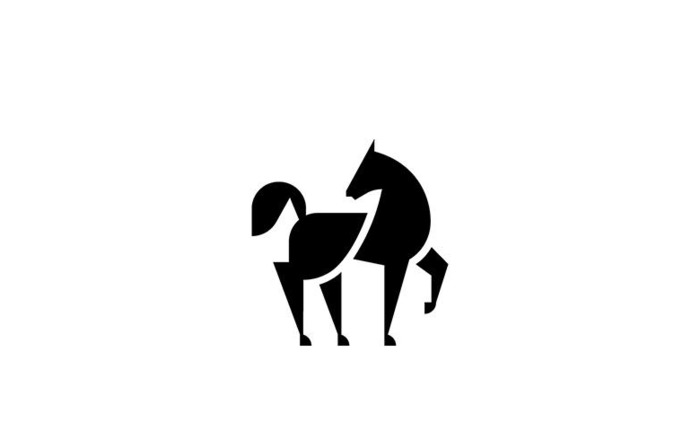 多款生动的黑白动物logo设计【动物剪影logo设计】