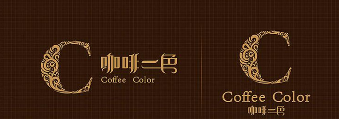 咖啡一色logo—特色咖啡店logo设计【咖啡店logo设计案例】