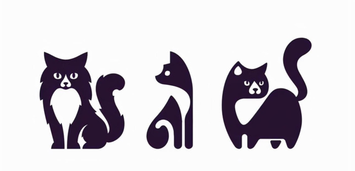 地球已被猫猫萌化，可爱猫咪logo设计【动物logo设计】