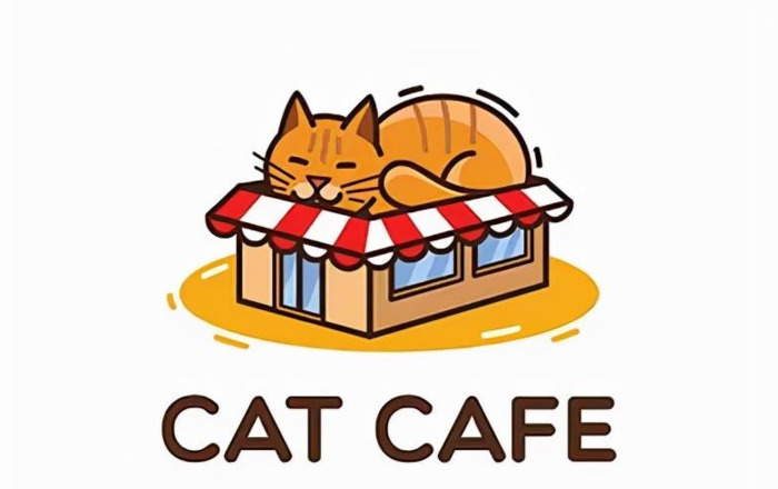 地球已被猫猫萌化，可爱猫咪logo设计【动物logo设计】