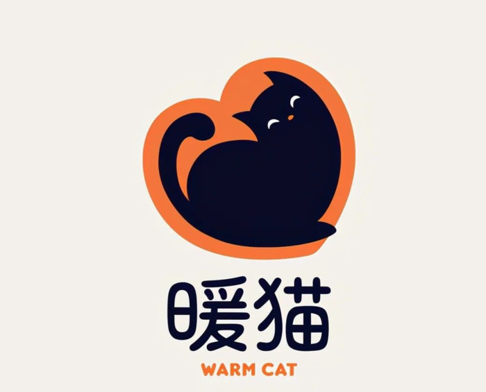 地球已被猫猫萌化，可爱猫咪logo设计【动物logo设计】