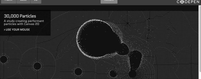 网页设计中关于粒子动画的10个漂亮例子【网页设计】