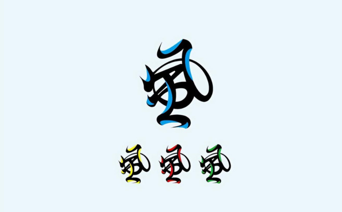 美学与图形符号结合的字体logo设计【字体logo设计】