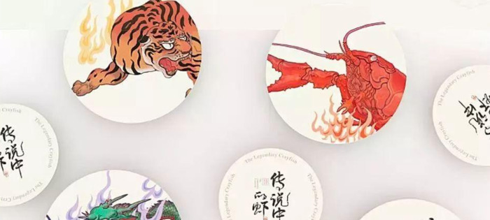 有新意图文结合的小龙虾主题店logo设计合集【小龙虾主题店logo设计】