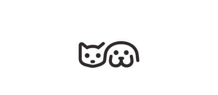 猫狗元素宠物主题Logo创意设计欣赏【宠物行业logo设计】