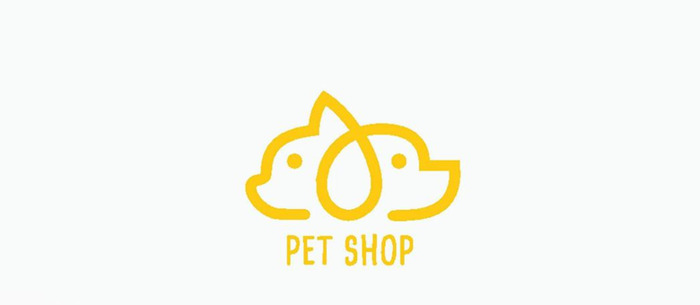 猫狗元素宠物主题Logo创意设计欣赏【宠物行业logo设计】