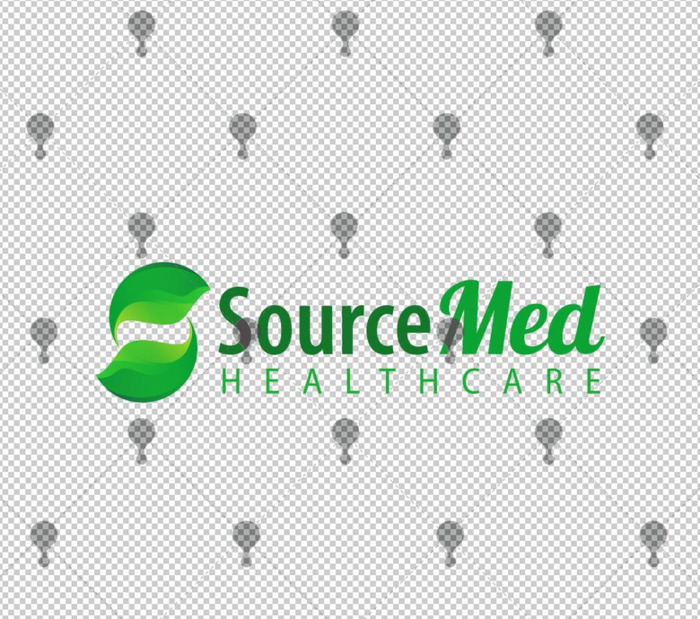 SourceMed——树叶医疗logo设计欣赏【医疗健康类企业logo设计】