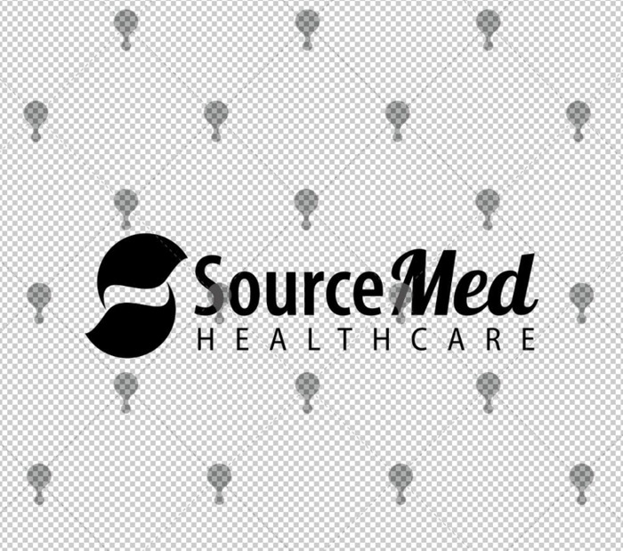 SourceMed——树叶医疗logo设计欣赏【医疗健康类企业logo设计】