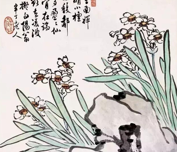 水仙花图片高清唯美【国画水仙花图片】