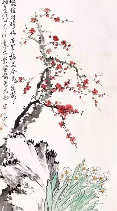 水仙花图片高清唯美【国画水仙花图片】