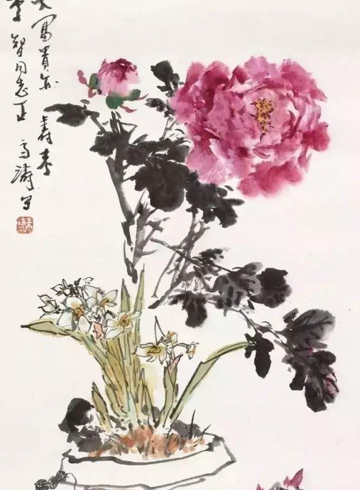 水仙花图片高清唯美【国画水仙花图片】