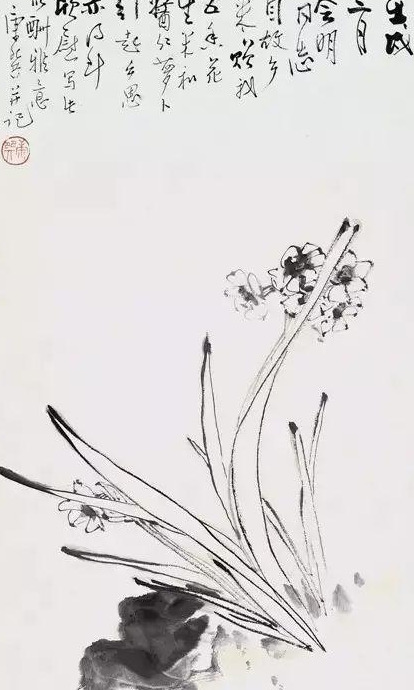 水仙花图片高清唯美【国画水仙花图片】