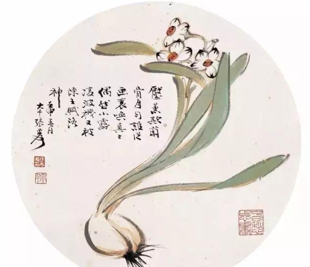 水仙花图片高清唯美【国画水仙花图片】