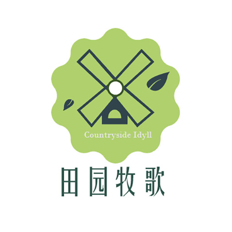 田园牧歌logo设计