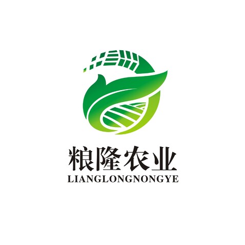 粮隆农业logo设计