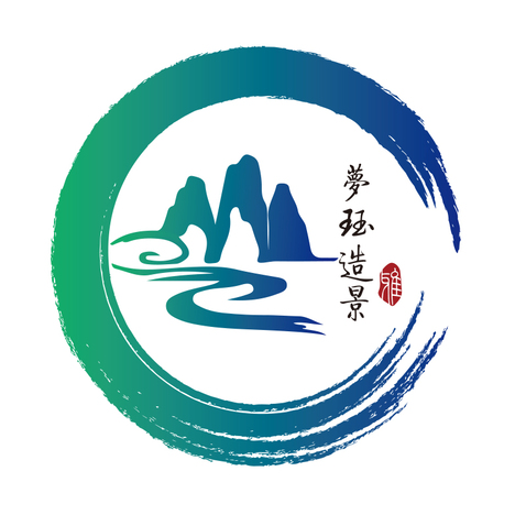 梦珏造景logo设计