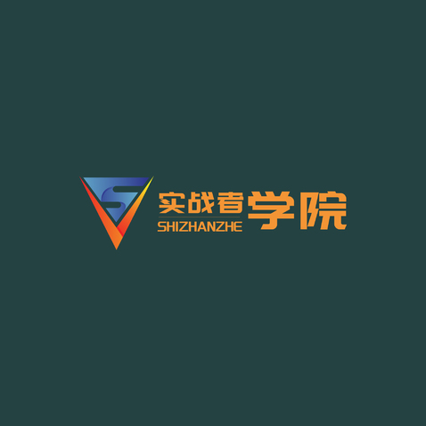 实战者学院logo设计