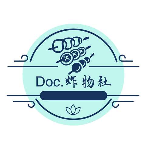 DOC.炸物社logo设计