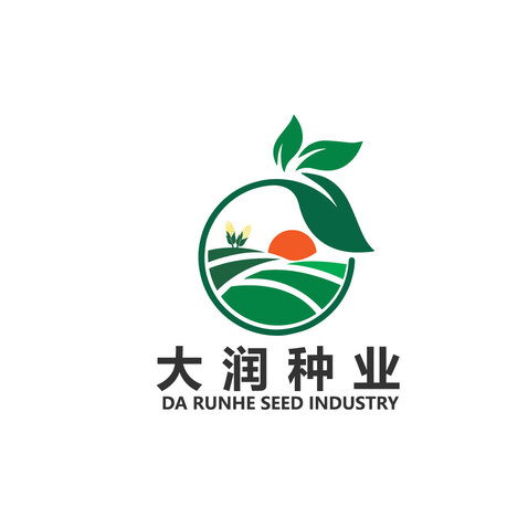 大地润禾logo设计