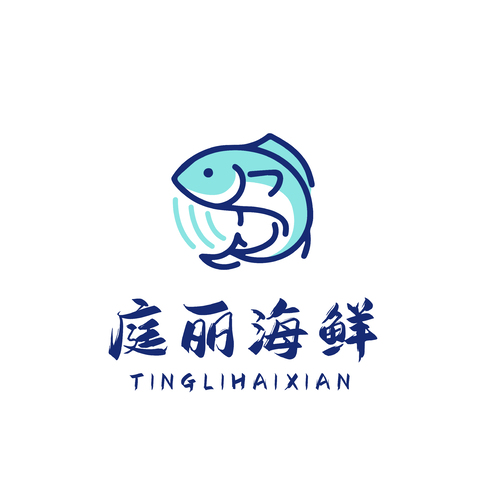 海鲜logo设计