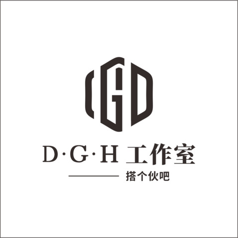 DGH工作室logo设计