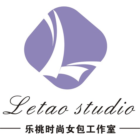 乐桃时尚女包工作室logo设计