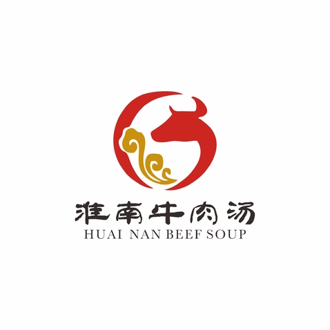 淮南牛肉汤logo设计