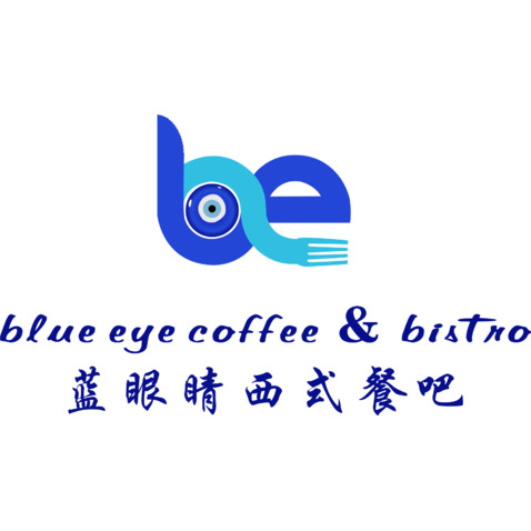 藍眼睛logo設計