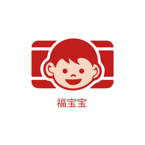 福宝宝电商logo设计